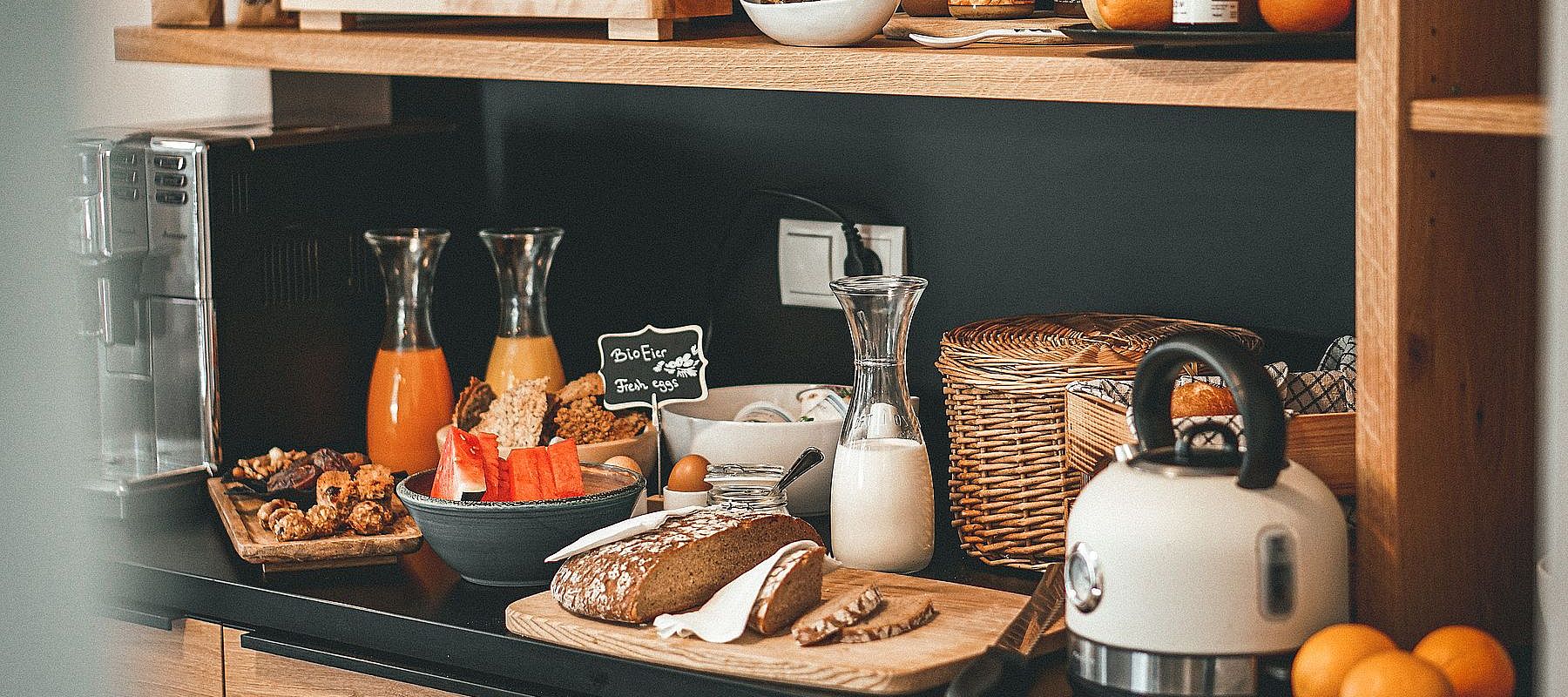 Kulinarisches Frühstück im Hotel Collis Hill